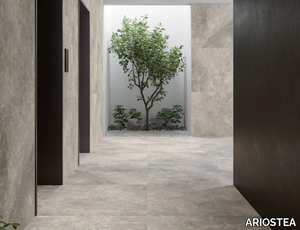 CM2 TWIN.S - STEAM - Porcelain stoneware outdoor floor slabs with concrete effect _ ARIOSTEA