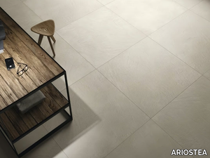 ULTRA RESINE - CALCE - Porcelain stoneware wall/floor slabs with resin effect _ ARIOSTEA