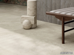 ULTRA PIETRE - WHITE OCEAN - Porcelain stoneware wall/floor slabs with stone effect _ ARIOSTEA