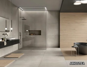 NEXT GREY - Indoor/outdoor porcelain stoneware wall/floor tiles with concrete effect _ ARIOSTEA