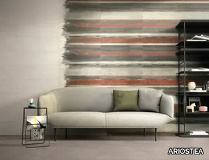 URBAN BLACK DECORO LINES LESS ACTIVE - Indoor porcelain stoneware wall tiles _ ARIOSTEA