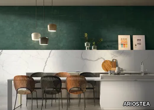 URBAN GREEN ACTIVE - Indoor porcelain stoneware wall tiles with concrete effect _ ARIOSTEA