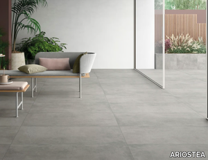 NEXT BRICK - Indoor/outdoor porcelain stoneware wall/floor tiles with concrete effect _ ARIOSTEA