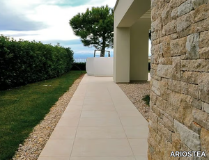 CM2 PIETRE NATURALI HIGH TECH - CREMA EUROPA - Porcelain stoneware outdoor floor tiles with stone effect _ ARIOSTEA