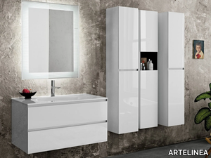 DOMINO - Sectional crystal vanity unit with drawers _ ARTELINEA