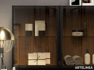 PASSEPARTOUT - Bathroom wall cabinet with glass doors _ ARTELINEA