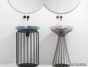 TRISTANO E ISOTTA - Freestanding round washbasin _ ARTELINEA