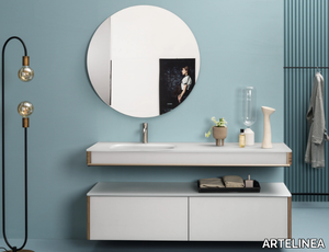 ALEXANDER - Sectional storage suspended bathroom cabinet _ ARTELINEA