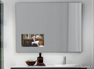 TV SPY - Rectangular wall mirror with integrated TV _ ARTELINEA