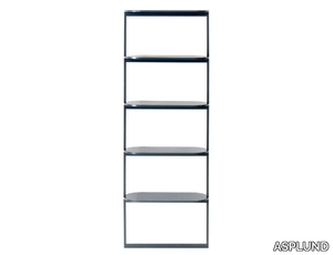 PAGODA 60:5 - Contemporary style open wall-mounted engineered wood shelving unit _ ASPLUND