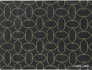 GEMS OUTLINED - Rectangular viscose and wool rug with geometric shapes _ ASPLUND