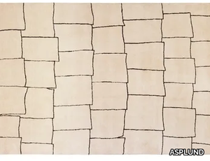ROOFTOP - Patterned rectangular handmade rug _ ASPLUND