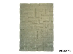 JL - Rectangular handmade wool rug with geometric shapes _ ASPLUND