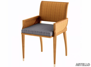 IRIS - Teak garden chair with armrests _ ASTELLO