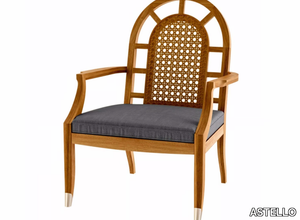 JONQUILLE - Teak garden armchair with armrests _ ASTELLO