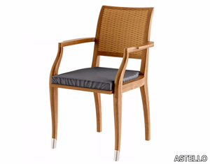 JONQUILLE - Teak garden chair with armrests _ ASTELLO