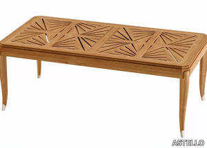 JONQUILLE - Extending rectangular teak garden table _ ASTELLO