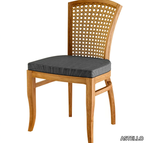 TOURNESOL - Deco teak garden chair _ ASTELLO