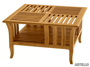 TOURNESOL - Deco low teak coffee table _ ASTELLO