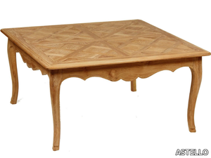 CAMÉLIA - Square teak garden side table _ ASTELLO