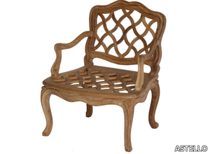 PENSÉE - Teak garden chair with armrests _ ASTELLO