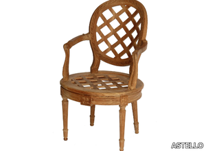 BOUTON D’OR - Teak garden chair with armrests _ ASTELLO