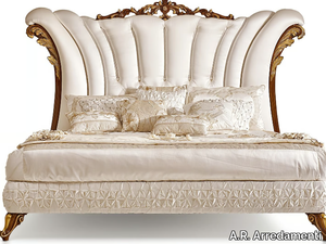 DOLCEVITA - Fabric double bed with upholstered headboard _ A.R. Arredamenti