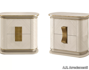 OLIVER - Bedside table with drawers _ A.R. Arredamenti