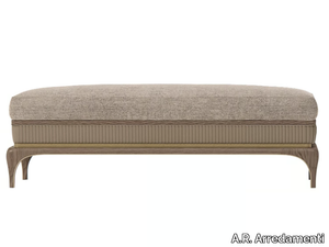 ALEXANDER - Upholstered leather bench _ A.R. Arredamenti