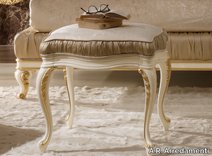 RICASOLI - Upholstered fabric stool _ A.R. Arredamenti