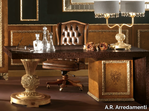 ROYAL - Rectangular writing desk with drawers _ A.R. Arredamenti