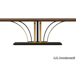 DILAN - Rectangular wooden table _ A.R. Arredamenti