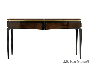 VICTOR - Rectangular wooden console table with drawers _ A.R. Arredamenti