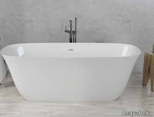 LEVI - Freestanding oval Dolotek© bathtub _ Acquabella