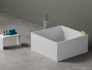 ZERODUE - Square Corian® bathtub _ Acquapazza