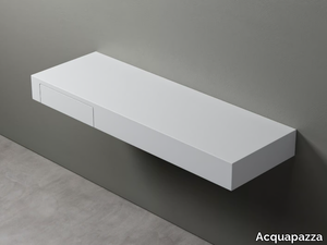 CORIAN® ELEMENTS - Corian® washbasin countertop _ Acquapazza