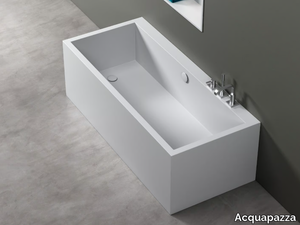 CUBICA - Rectangular Corian® bathtub _ Acquapazza