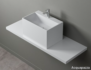 ICUBE XL MIX - Countertop Corian® washbasin _ Acquapazza