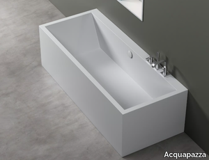 RADIUS - Rectangular Corian® bathtub _ Acquapazza