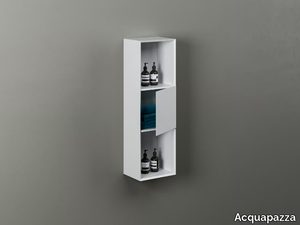 TRENTASEI - Suspended Corian® bathroom wall cabinet _ Acquapazza