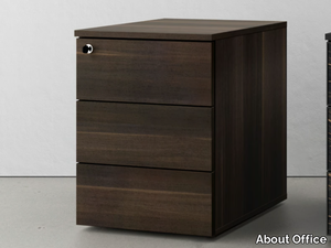 BOLD58 - Wooden office drawer unit with lock _ About Office