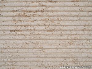 Classic Travertine Fluted Convex | Borrowed Earth