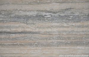 Silver Travertine Vein Cut