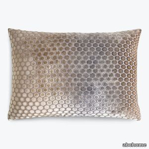 Dots Velvet Pillow, Coyote