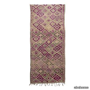 Purple Vintage Moroccan Wool Runner