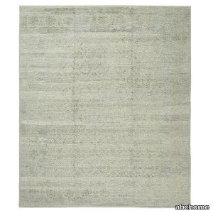 Grey Vintage Traditional Wool Rug