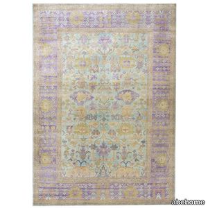 Purple Transitional Wool Blend Rug