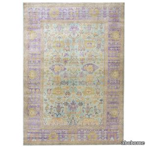 Purple Transitional Wool Blend Rug