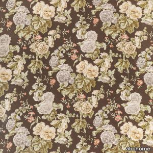 Java and Moss Damask Fabric