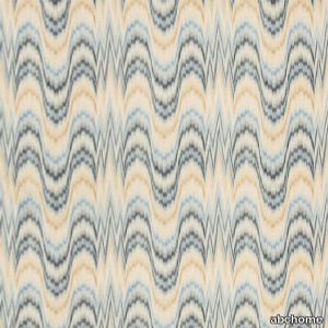 Indigo Wave Printed Fabric
